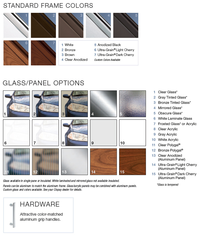Avante Collection Options Avante Collection Options